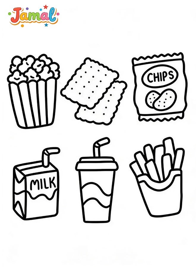 Jamal Stress Relief: Coloring Book for Adults & Kids – Large, Simple & Bold Designs for Relaxation Featuring Animals, Landscapes, Flowers, Patterns, Cute Things & More - Image 4